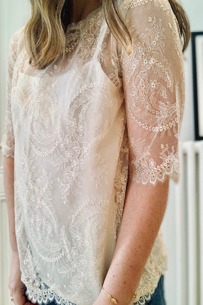 Top 02 - Dentelle ivoire